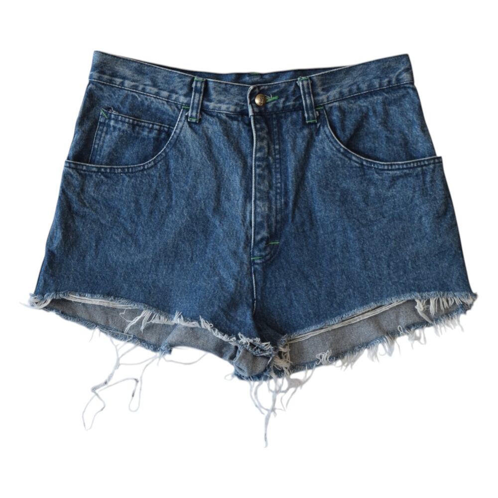 Y2K Esprit Sport High Rise Denim Cutoff Shorts Size 13/14 Juniors